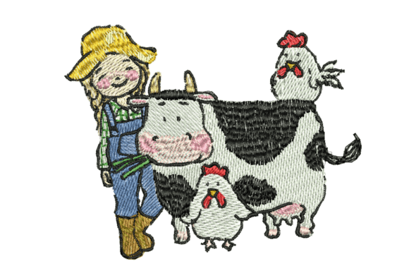 Cowgirl: A Watercolor Embroidery Design Review for Boutique Sweatshirts