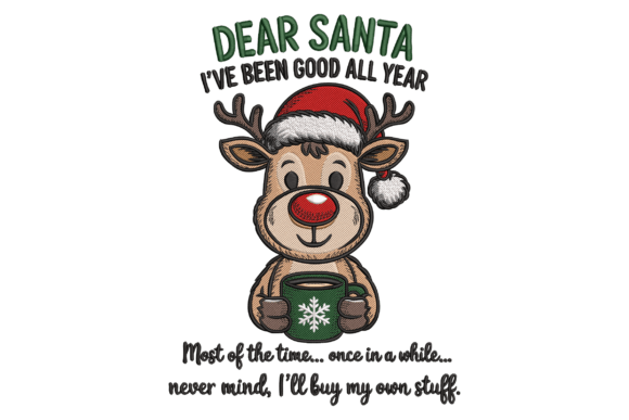 Funny Christmas Reindeer