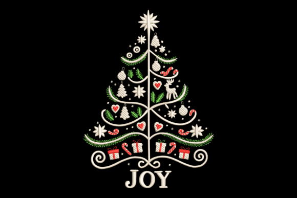 Star Topper Tree: A Timeless Embroidery Design for Meaningful Gifts